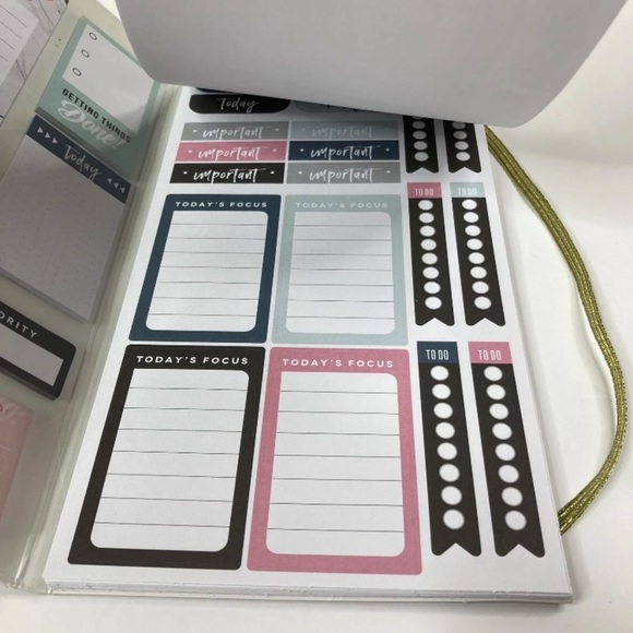 3/$30 The Happy Planner GOAL GETTER MAMBA Sticker Book 722 pc - Picture 7 of 10